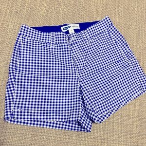 Blue Gingham Everyday Shorts